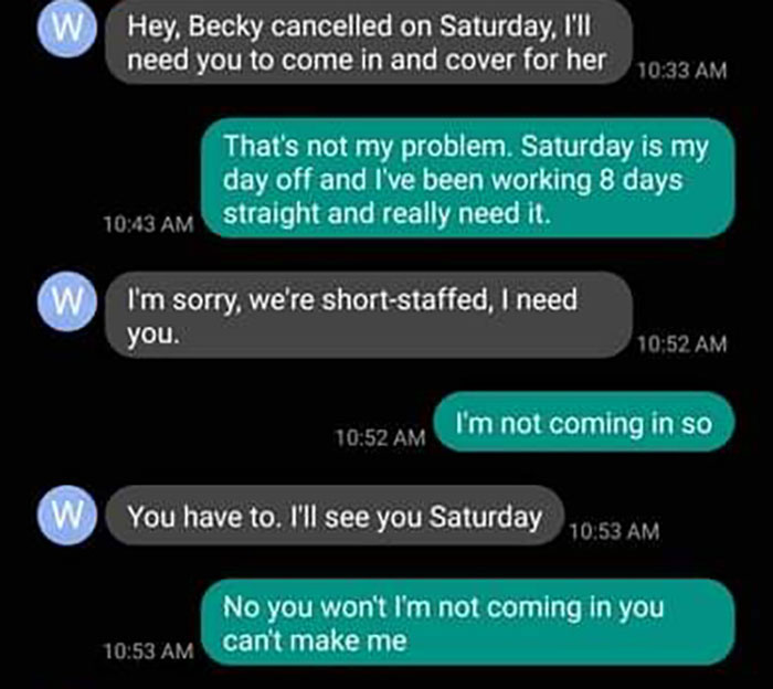 14 Screenshots Of People&rsquo;s &lsquo;I Quit&rsquo; Texts Because &lsquo;Screw That, I Deserve Better&rsquo;