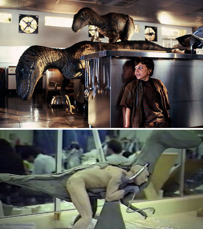 Los dinosaurios de Parque Jurásico no eran gráficos... La mayoría eran actores disfrazados