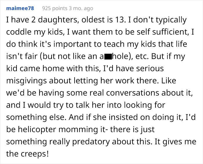 16-Year-Old Gets A List Of Rules From Her Boss On The First Day At Her Retail Job And Her Dad Is Outraged By It