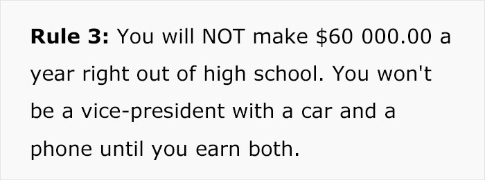 16-Year-Old Gets A List Of Rules From Her Boss On The First Day At Her Retail Job And Her Dad Is Outraged By It