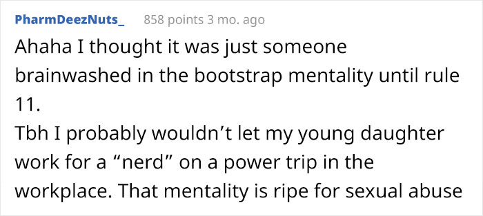 16-Year-Old Gets A List Of Rules From Her Boss On The First Day At Her Retail Job And Her Dad Is Outraged By It