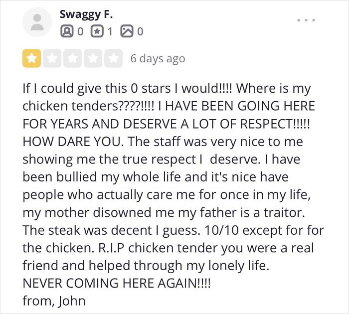Chicken Tenders Heal His Broken Heart (And Home)