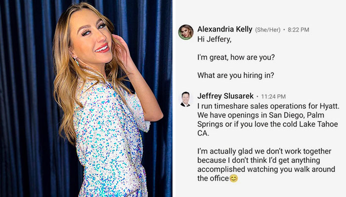 Inappropriate Message A Company Executive Sent To This Woman After Reaching Out To Her About A Job Offer Goes Viral With Over 300K Views