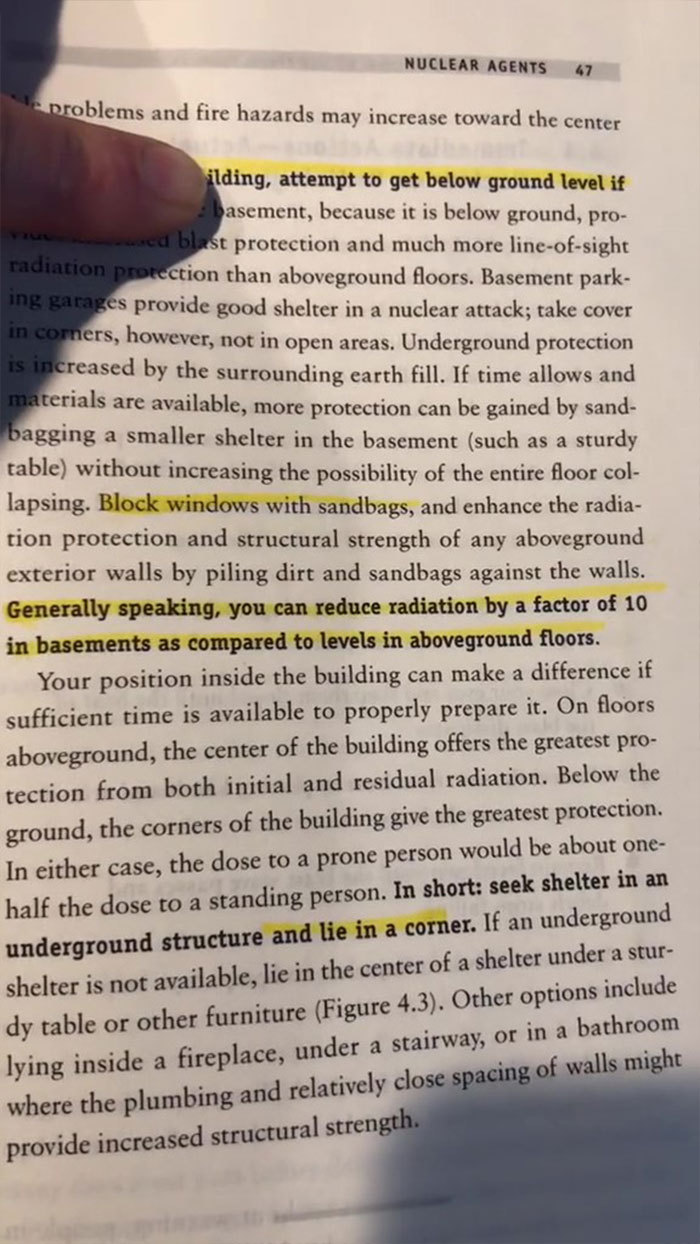 Guy Gives 8 Tips On What To Do In Case Of A Nuclear Explosion, Provided In The US Armed Forces Survival Manual