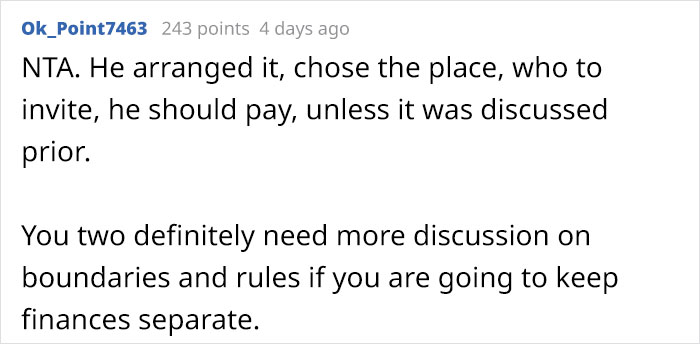'He Insisted I Pay': Husband Loses It When Wife Only Pays For Her Own Meal After Big Family Celebratory Dinner That He Organized 'He Insisted I Pay': Husband Loses It When Wife Only Pays For Her Own Meal After Big Family Celebratory Dinner That He Organized