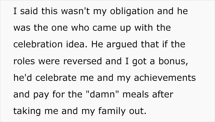 'He Insisted I Pay': Husband Loses It When Wife Only Pays For Her Own Meal After Big Family Celebratory Dinner That He Organized 'He Insisted I Pay': Husband Loses It When Wife Only Pays For Her Own Meal After Big Family Celebratory Dinner That He Organized