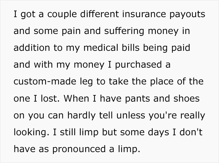 “I Took My Leg Off”: Woman Asks If She Was Wrong To Dramatically Respond To This Man Who Yelled At Her For Parking In A Handicapped Spot “I Took My Leg Off”: Woman Asks If She Was Wrong To Dramatically Respond To This Man Who Yelled At Her For Parking In A Handicapped Spot