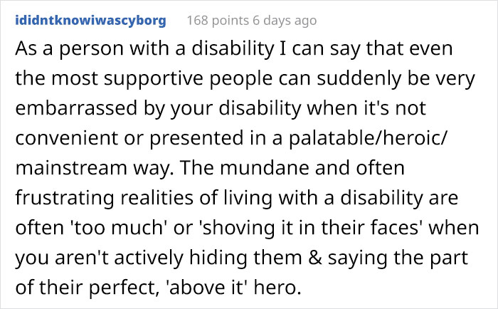 “I Took My Leg Off”: Woman Asks If She Was Wrong To Dramatically Respond To This Man Who Yelled At Her For Parking In A Handicapped Spot “I Took My Leg Off”: Woman Asks If She Was Wrong To Dramatically Respond To This Man Who Yelled At Her For Parking In A Handicapped Spot