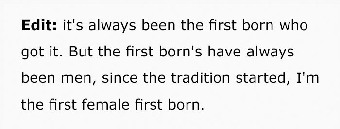 Daughter Wonders If She's A Jerk For Ruining Her Birthday Party Because She Didn't Get Great-Grandfather's Pocket-Watch