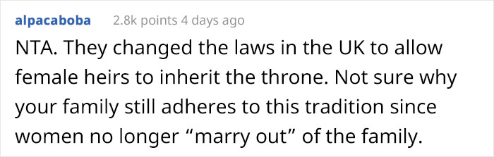 Daughter Wonders If She's A Jerk For Ruining Her Birthday Party Because She Didn't Get Great-Grandfather's Pocket-Watch