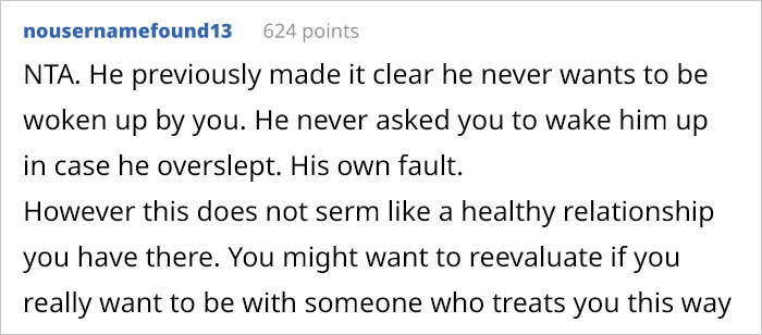 &ldquo;AITA For Not Waking My Boyfriend Which Made Him Late To His First Day At A New Job?&rdquo;