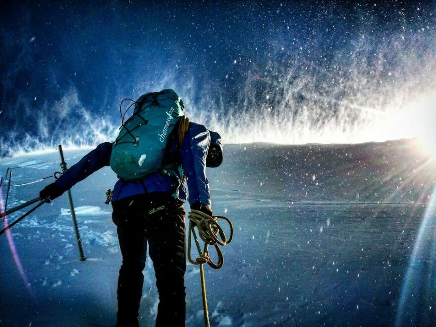 6 Years Ago During A Summit Push On Mont Blanc (4,807m), I Snapped The Best Pic I'll Ever Take