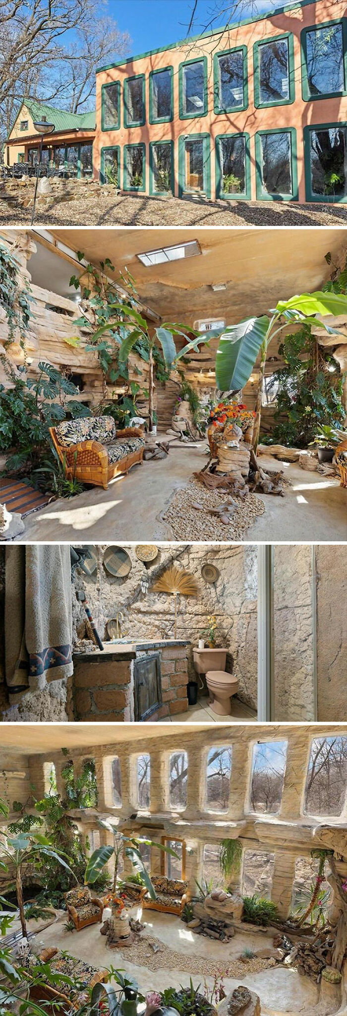 $1.2 millones en New Berlin, Wisconsin, tiene un atrio y un estanque interior para carpas koi