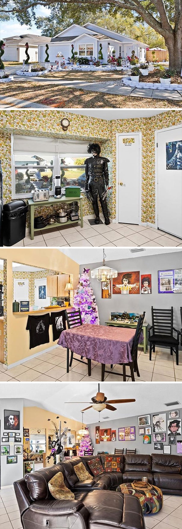 The Iconic Home From Edward Scissorhands Aka The Boggs’ House Aka The Avon Lady’s House Is For Sale In Lutz, Fl For $699,900