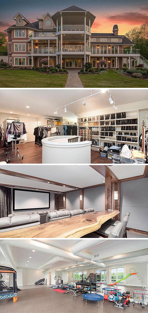 We Haven't Seen A Home With A Bunker In A While But Here’s One With 5,000 Square Feet Of Underground Living. Also A 2 Story Main Bedroom Closet. $6,500,000