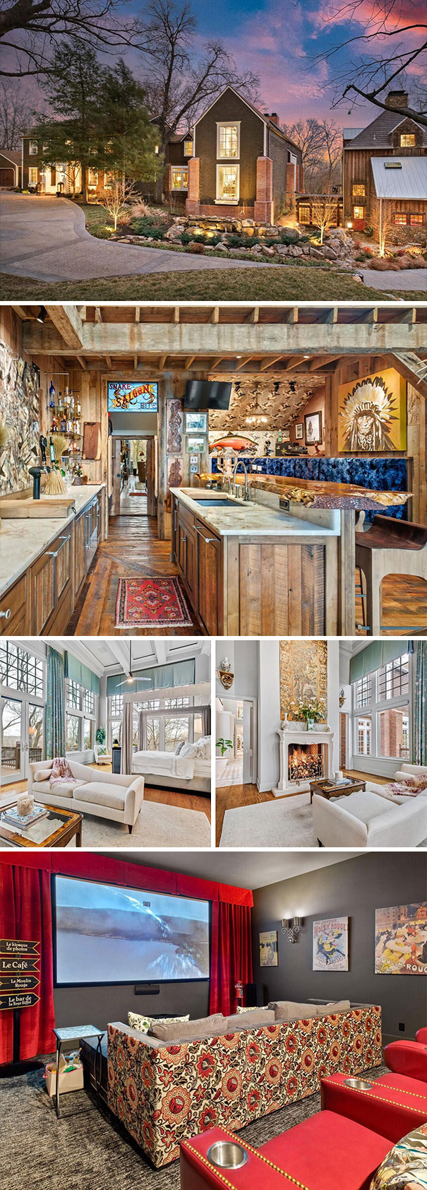 Here’s A 11,200 Sf $2.95 Million Home In Joplin Mo That Looks Like Two Different Homes Combined Into One