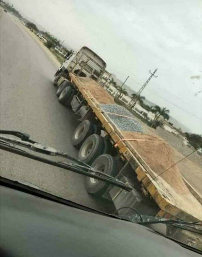 Secure Load?!? Drive Behind Me And Find Out!!! (Tarps Are On The Catwalk!)