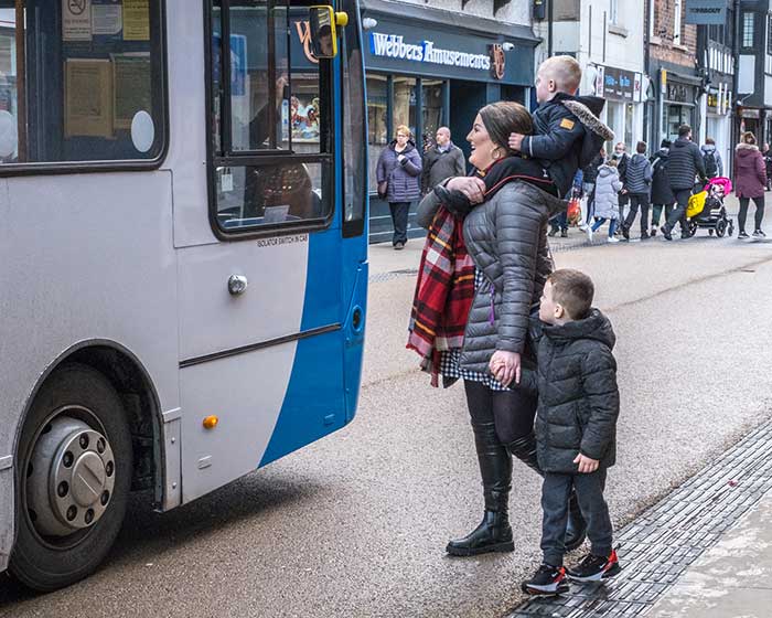 Los autobuses siempre llegan a tiempo