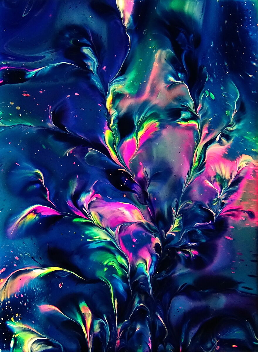 Sandwich & Scoops ~ Acrylic Painting With Scoops