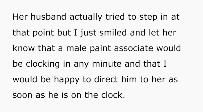 Female Manager At A Hardware Store Maliciously Complies To A Customer&rsquo;s Request For A &ldquo;Man&rsquo;s Help&rdquo;