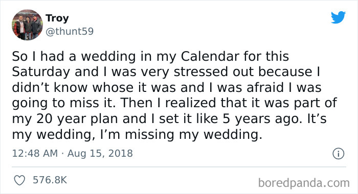 It’s My Wedding, I’m Missing My Wedding