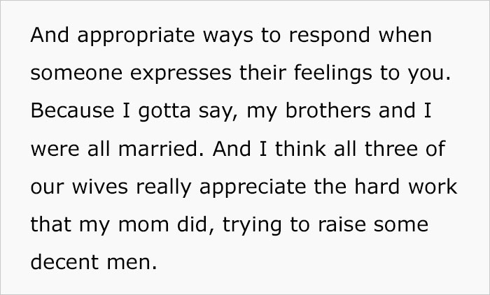 Mom Made This Curriculum To Make Her 3 Sons Good Future Husbands, One Of The Sons Shares His Experience Years Later