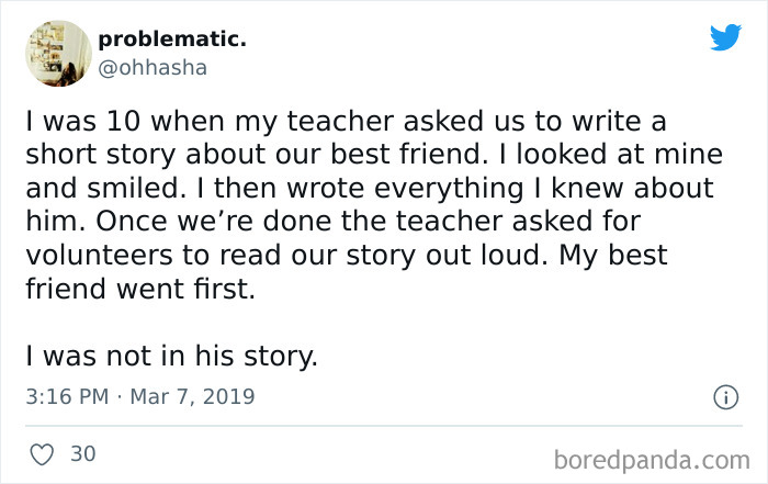 I Was Not In His Story