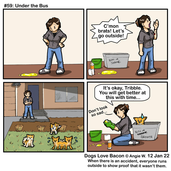 I Started A Comic About My Rescue Dogs, And Here Are Some More Comics!