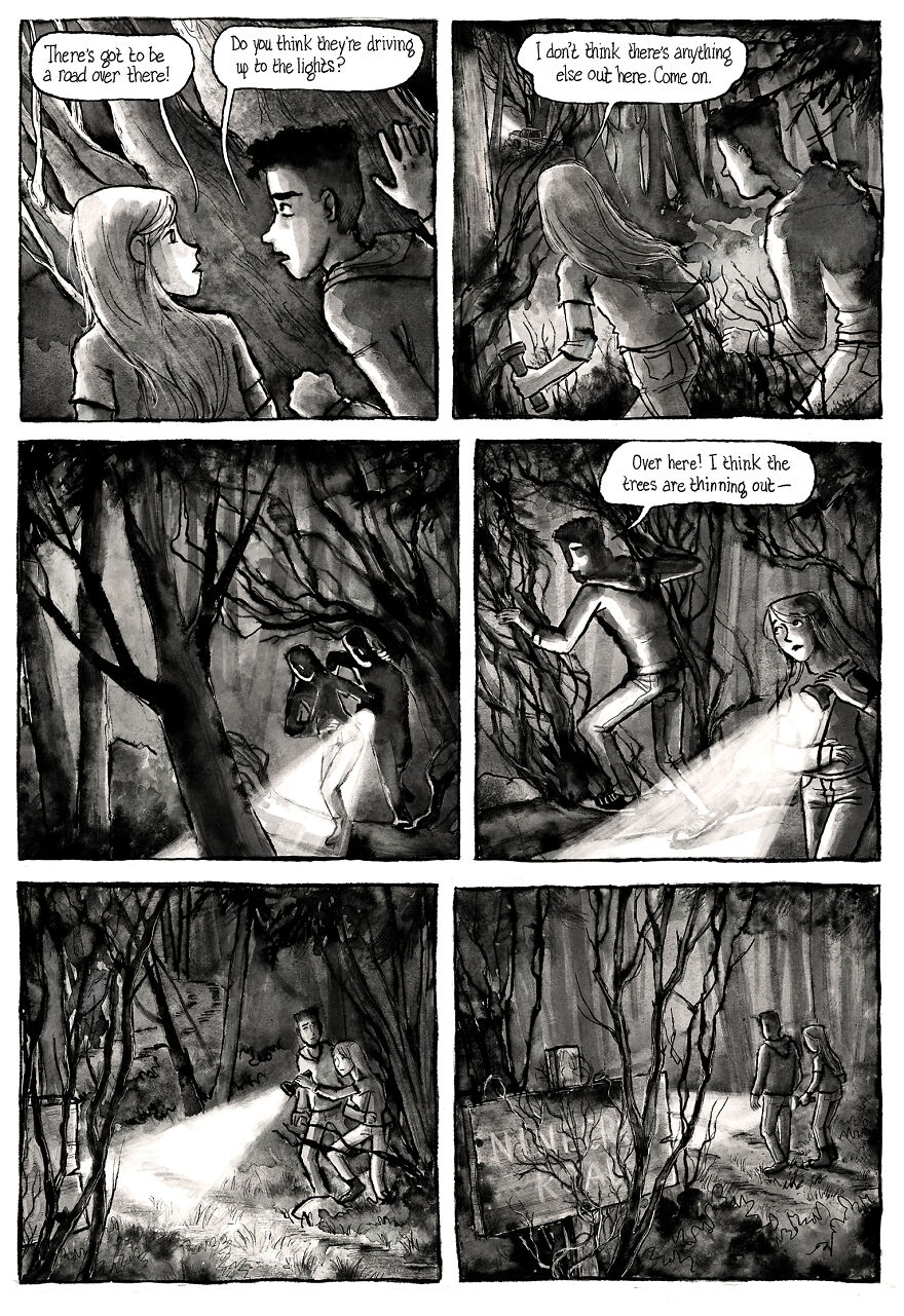 I'm Creating A Dark Comic Series With Lots Of Twists, Secrets, Creepy Characters And Spooky Pen And Ink Artwork, Here's Part 4 I'm Creating A Dark Comic Series With Lots Of Twists, Secrets, Creepy Characters And Spooky Pen And Ink Artwork, Here's Part 4