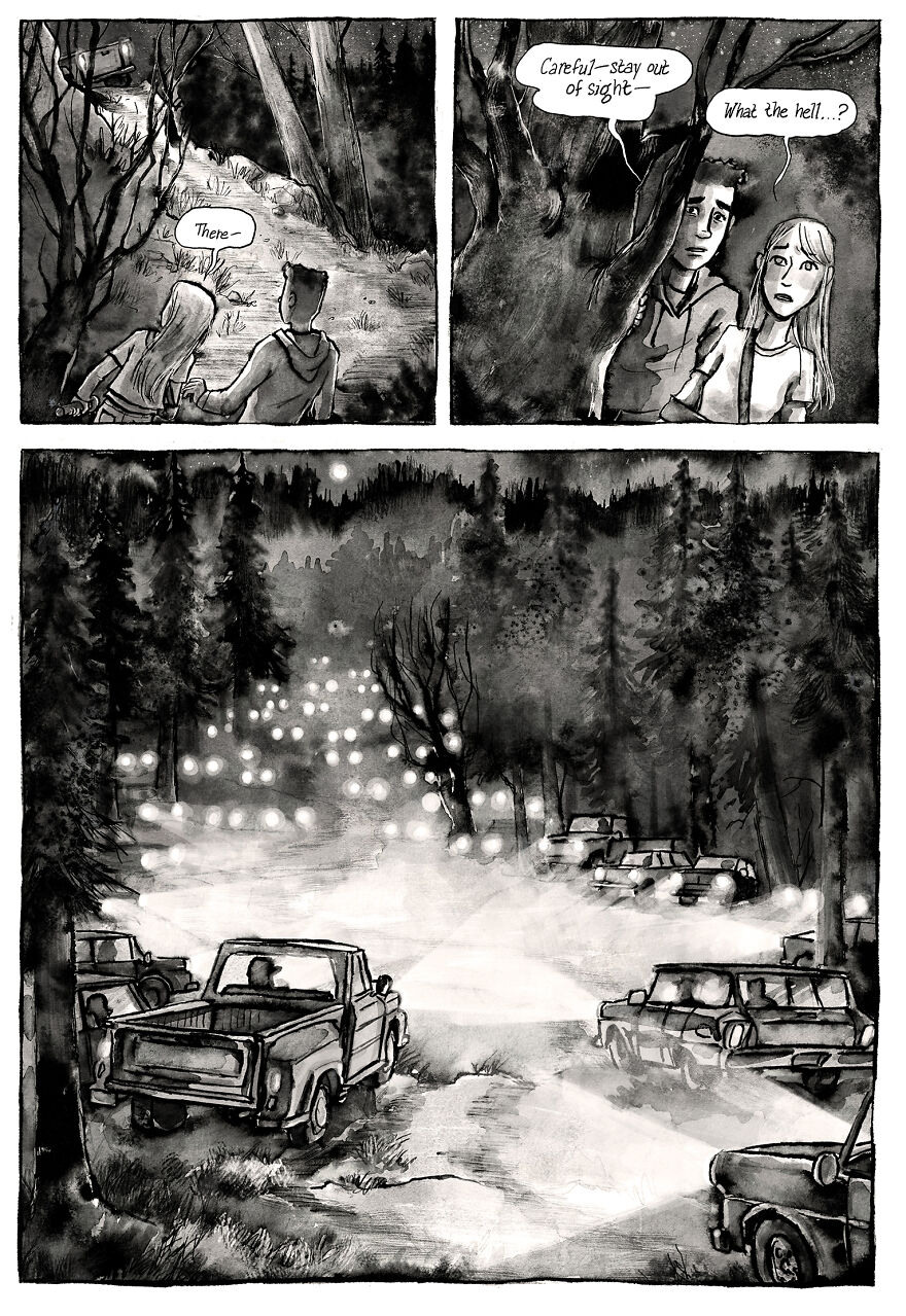 I'm Creating A Dark Comic Series With Lots Of Twists, Secrets, Creepy Characters And Spooky Pen And Ink Artwork, Here's Part 4 I'm Creating A Dark Comic Series With Lots Of Twists, Secrets, Creepy Characters And Spooky Pen And Ink Artwork, Here's Part 4