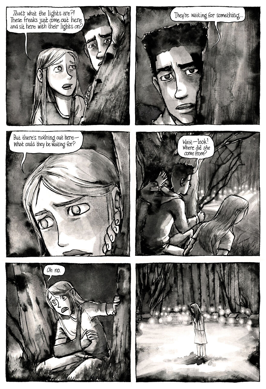 I'm Creating A Dark Comic Series With Lots Of Twists, Secrets, Creepy Characters And Spooky Pen And Ink Artwork, Here's Part 4 I'm Creating A Dark Comic Series With Lots Of Twists, Secrets, Creepy Characters And Spooky Pen And Ink Artwork, Here's Part 4