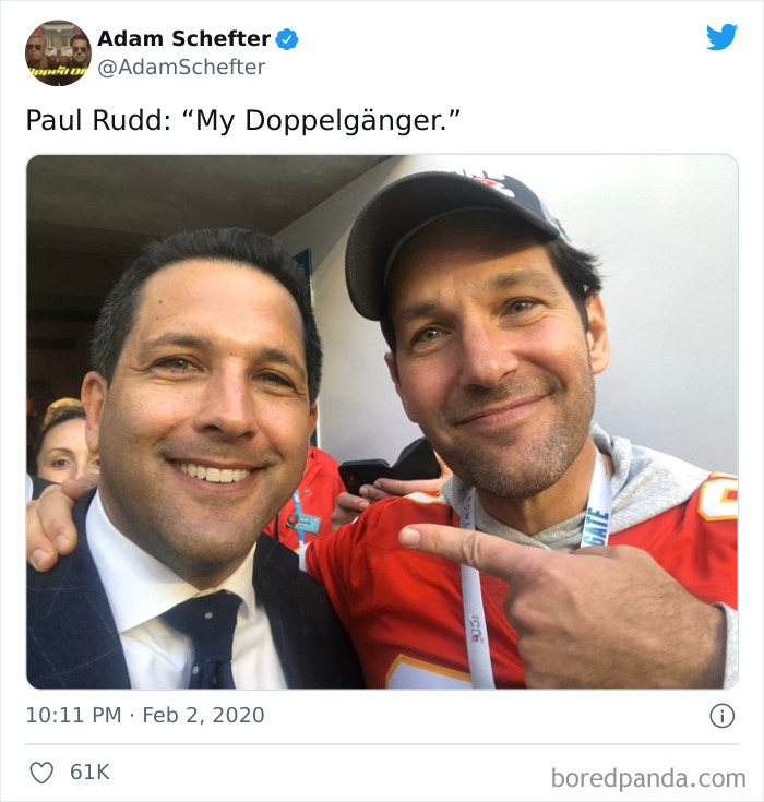 Paul Rudd: “My Doppelgänger.”