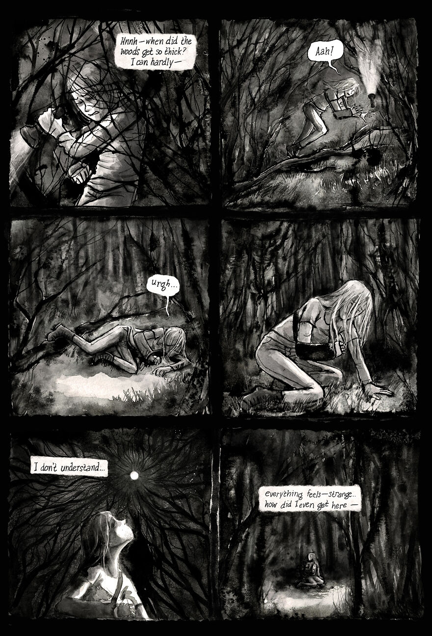 I'm Creating A Dark Comic Series With Lots Of Twists, Secrets, Creepy Characters And Spooky Pen And Ink Artwork, Here's Part 4 I'm Creating A Dark Comic Series With Lots Of Twists, Secrets, Creepy Characters And Spooky Pen And Ink Artwork, Here's Part 4