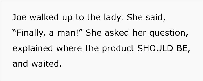 Female Manager At A Hardware Store Maliciously Complies To A Customer&rsquo;s Request For A &ldquo;Man&rsquo;s Help&rdquo;