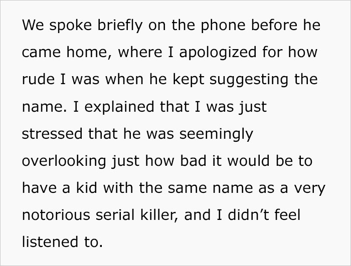 &ldquo;AITA For Telling My Husband His Name Suggestion For Our Unborn Baby Is Idiotic At Best?&rdquo;