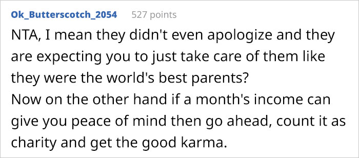 Woman Refuses To Help Parents Going Through Financial Crisis Because She Was Disowned By Them 9 Years Ago