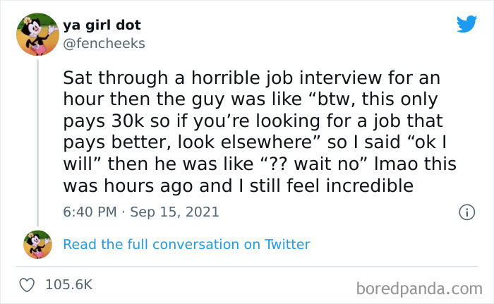 What Was He Expecting?