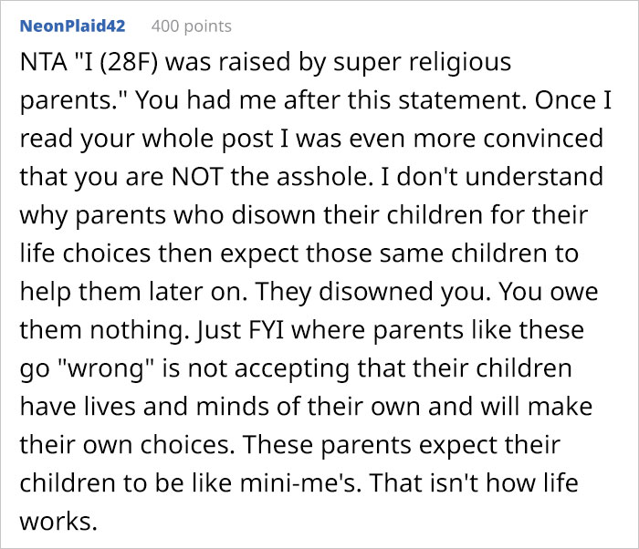 Woman Refuses To Help Parents Going Through Financial Crisis Because She Was Disowned By Them 9 Years Ago