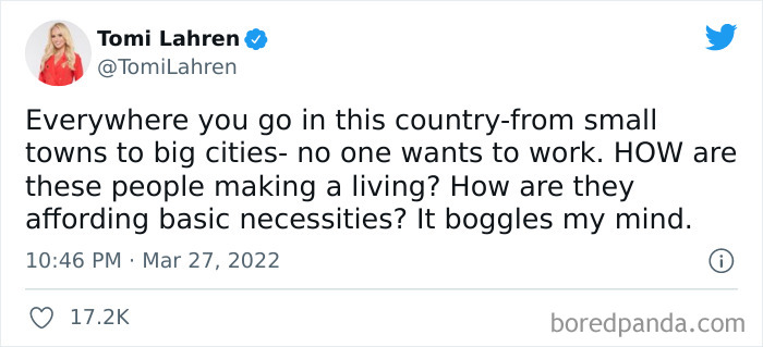 Tomi With The Unsurprising Stupid Take