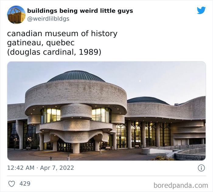 Buildings Being Weird Little Guys