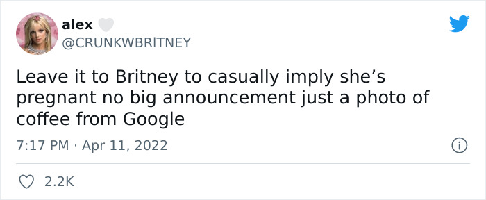 40-Year-Old Britney Spears Announces That She's Pregnant, The Internet Showers Her With Love And Support 40-Year-Old Britney Spears Announces That She's Pregnant, The Internet Showers Her With Love And Support