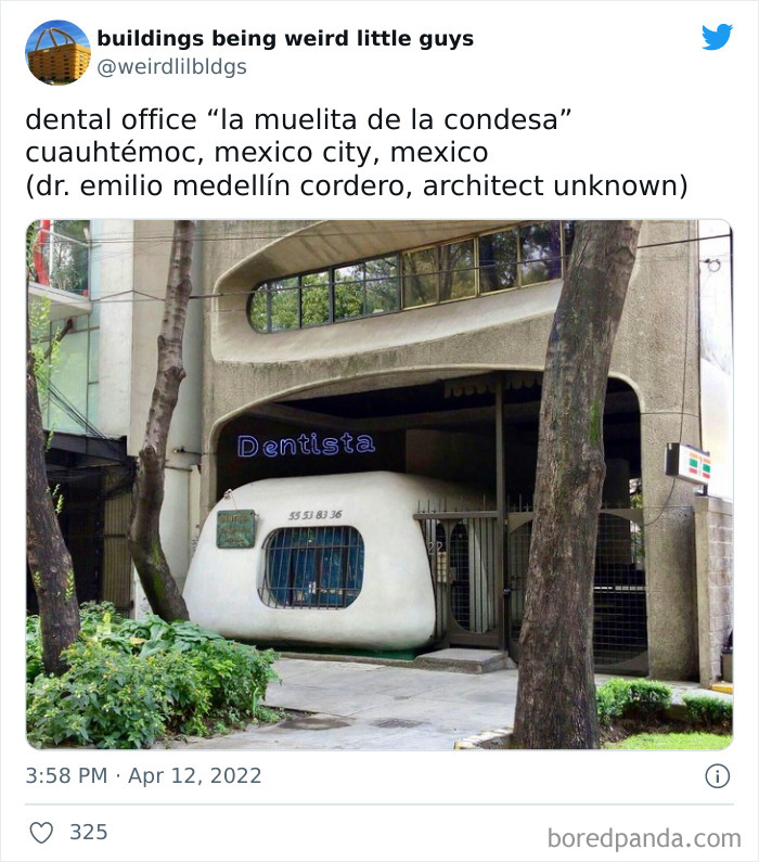 Buildings Being Weird Little Guys