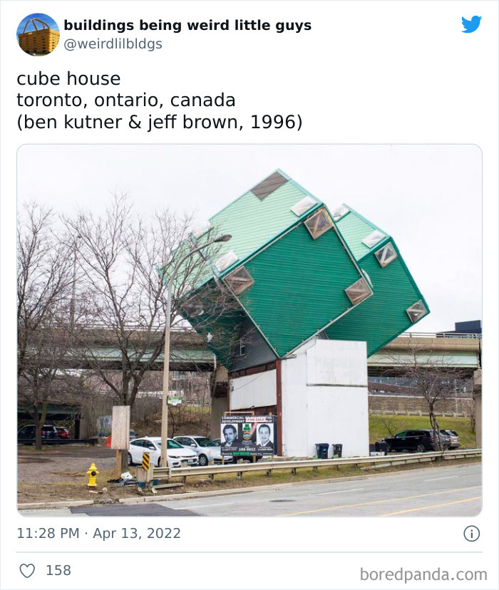 Buildings Being Weird Little Guys