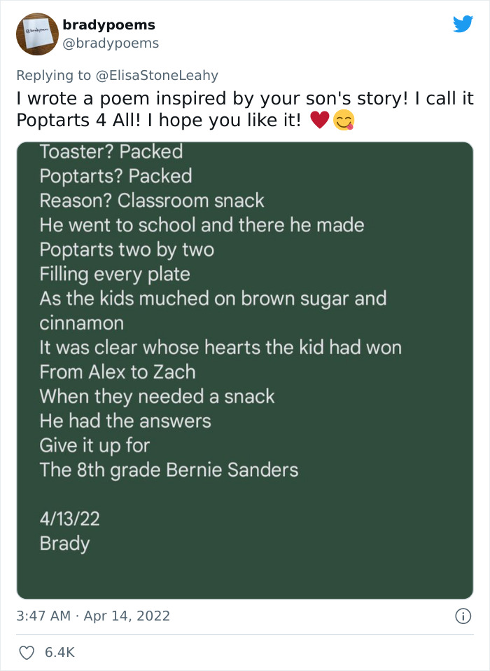 &ldquo;He&rsquo;s 13, A Man Of Few Words, A Bit Of A Prankster&rdquo;: Kid Brings Toaster To School, Makes Pop-Tarts At Lunch