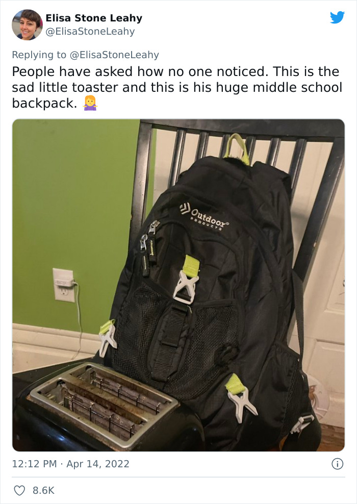 &ldquo;He&rsquo;s 13, A Man Of Few Words, A Bit Of A Prankster&rdquo;: Kid Brings Toaster To School, Makes Pop-Tarts At Lunch