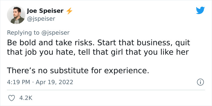 43 Y.O. Twitter User Says &ldquo;You Can Learn From My Mistakes&rdquo; And Offers 10 Pieces Of Advice That Might Be Useful For Youngsters