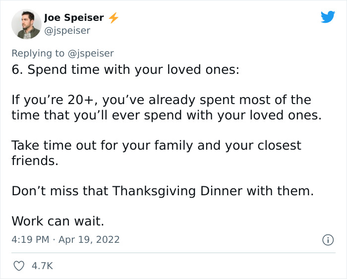 43 Y.O. Twitter User Says &ldquo;You Can Learn From My Mistakes&rdquo; And Offers 10 Pieces Of Advice That Might Be Useful For Youngsters