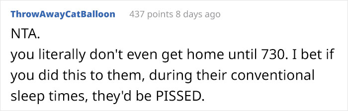 Parents Won't Let Their Daughter Sleep Long Enough After Night Shifts, Are Surprised When She Finally Yells At Them