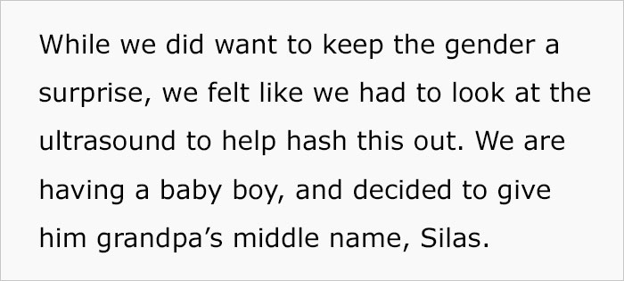 &ldquo;AITA For Telling My Husband His Name Suggestion For Our Unborn Baby Is Idiotic At Best?&rdquo;