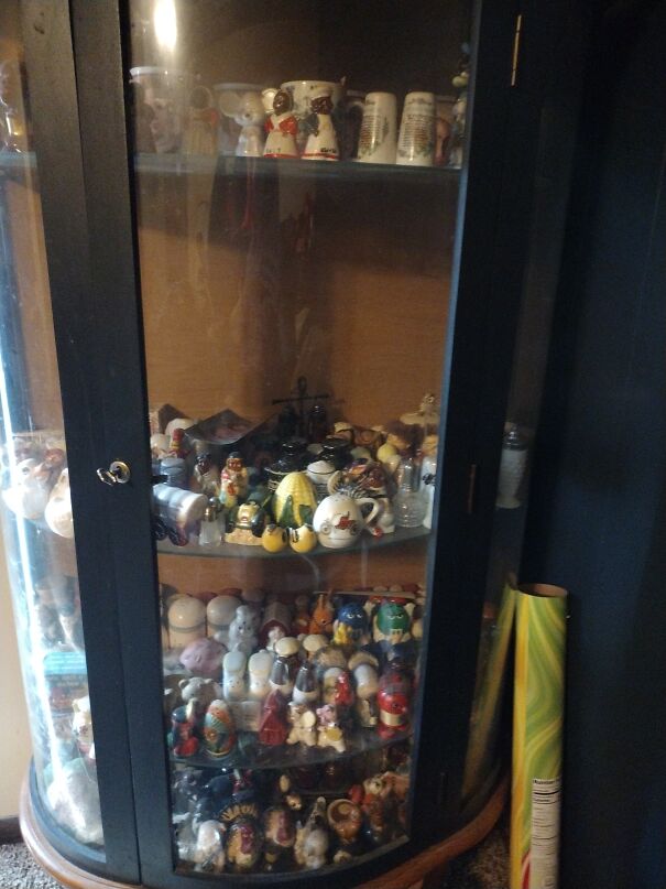 Salt And Pepper Shakers. Most Are From My Grandpa.